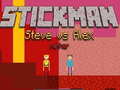 Trò chơi Stickman Steve vs Alex Nether trực tuyến