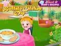 Trò chơi Công Thức của Hazel & Mẹ: Món Xốt Gà Buffalo trực tuyến