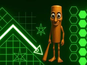 Trò chơi Tung Tung Sahur trong Dash hình học trực tuyến