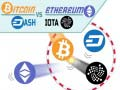 Trò chơi Bitcoin so với Ethereum trực tuyến