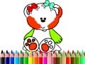 Trò chơi Trở lại trường: Tô màu gấu ngọt trực tuyến