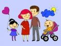 Trò chơi Sách Tô Màu Gia Đình Hạnh Phúc trực tuyến