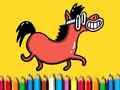 Trò chơi Quay trở lại trường: Sách tô màu ngựa Pony trực tuyến