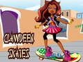 Trò chơi Clawdeen trượt patin trực tuyến