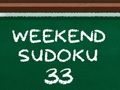 Trò chơi Sudoku Cuối Tuần 33 trực tuyến