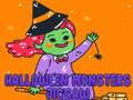 Trò chơi Ghép Hình Quái Vật Halloween trực tuyến