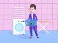 Trò chơi Giặt Là Điên trực tuyến