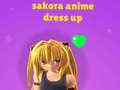Trò chơi Sakora: Thời Trang Anime trực tuyến