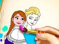 Trò chơi Sách tô màu Vương quốc Băng trực tuyến