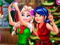Trò chơi Selfie Gián và Elsa Giáng Sinh trực tuyến
