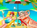 Trò chơi Tự sướng Bãi biển của Elsa và Anna trực tuyến