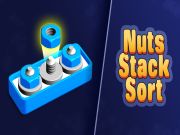 Trò chơi Sắp xếp ngăn xếp hạt: Nuts & Bu lông trực tuyến
