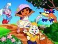 Trò chơi Dora Lễ Phục Sinh Vui Vẻ. Tìm điểm khác nhau trực tuyến