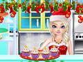 Trò chơi Chị Em Công Chúa Làm Bánh Cupcake Giáng Sinh trực tuyến