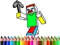 Trò chơi Trở lại trường: Tô màu Minecraft trực tuyến