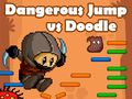 Trò chơi Nhảy Nguy Hiểm vs Doodle Jump trực tuyến
