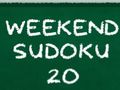 Trò chơi Sudoku Cuối Tuần 20 trực tuyến