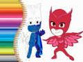 Trò chơi Sách tô màu PJ Masks trực tuyến