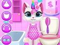 Trò chơi Chăm Sóc Hằng Ngày cho Mèo Con Unicorn trực tuyến