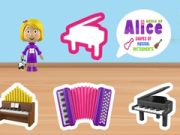 Trò chơi Thế Giới Hình Dạng Nhạc Cụ Của Alice trực tuyến