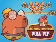 Trò chơi Cứu những chú capybara con Pull Pin trực tuyến