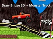 Trò chơi Vẽ Cầu 3D – Xe Tải Quái Vật trực tuyến