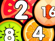 Trò chơi Hợp nhất Balls Shooter 2048 Kết nối trái cây trực tuyến