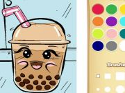 Trò chơi Boba Tea tô màu cho trẻ em trực tuyến