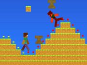 Trò chơi Noob vs pro nhưng minecraft mưa anvil trực tuyến
