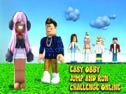 Trò chơi Dễ dàng nhảy obby và chạy thử thách trực tuyến trực tuyến