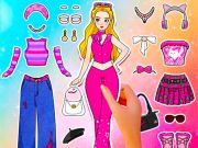 Trò chơi Nhật ký búp bê giấy: ăn mặc DIY trực tuyến