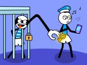 Trò chơi Stickman troll kẻ trộm câu đố trực tuyến