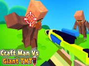 Trò chơi Người đàn ông thủ công vs TNT khổng lồ trực tuyến