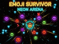 Trò chơi Emoji Survivor — Đấu Trường Neon trực tuyến