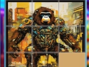 Trò chơi Gorilla trượt câu đố trực tuyến