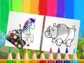 Trò chơi Sách tô màu động vật hài hước trực tuyến