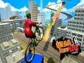 Trò chơi Những người hùng Parkour: Giải đua xe đạp BMX thực hiện các pha mạo hiểm trực tuyến