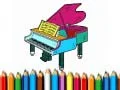 Trò chơi Trở lại trường học: Sách tô màu piano trực tuyến