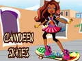 Trò chơi Clawdeen trượt patin trực tuyến