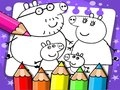 Trò chơi Sách tô màu Peppa Pig trực tuyến Trò chơi Sách tô màu Peppa Pig trực tuyến