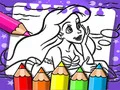 Trò chơi Sách Tô Màu Ariel Nàng Tiên Cá trực tuyến
