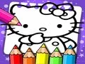 Trò chơi Sách tô màu Hello Kitty trực tuyến Trò chơi Sách tô màu Hello Kitty trực tuyến