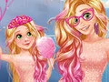 Trò chơi Công chúa Mẹ Con gái Ngoại hình Gia đình Dễ thương trực tuyến