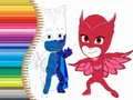 Trò chơi Sách tô màu PJ Masks trực tuyến