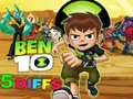 Trò chơi Ben 10 5 Sự khác biệt trực tuyến