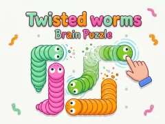 Trò chơi Twisted worms Brain Puzzle trực tuyến