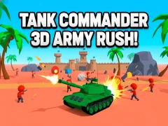 Trò chơi Chỉ huy xe tăng 3d Army Rush! trực tuyến