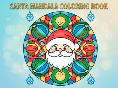 Trò chơi Sách tô màu ông già Noel Mandala trực tuyến