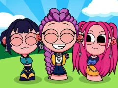 Trò chơi Nhịp điệu âm nhạc của phòng thu kpop trực tuyến