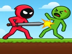Trò chơi Stickman đỏ vs trường học quái vật trực tuyến